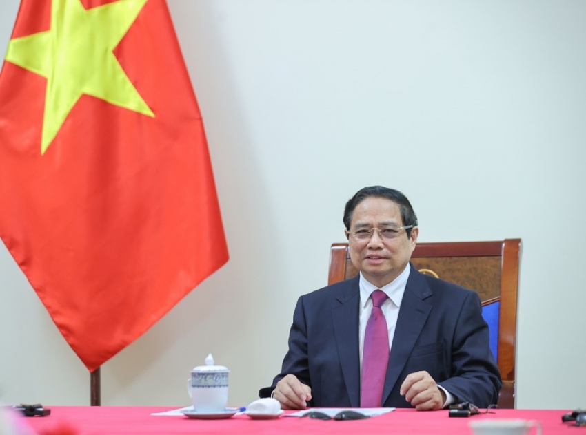 Thủ tướng Phạm Minh Chính điện đàm với Thủ tướng New Zealand