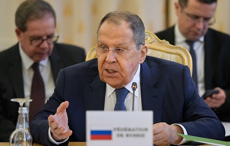 Ngoại trưởng Nga Sergey Lavrov tại Moscow ngày 3/4. Ảnh: Sputnik