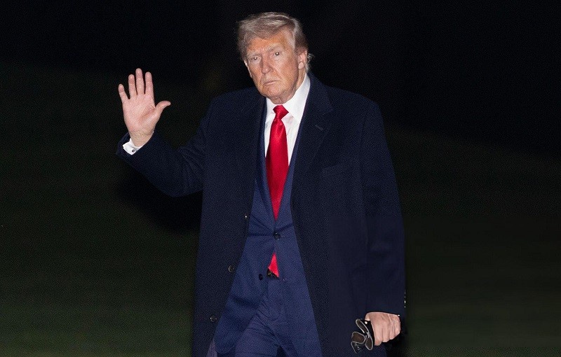 Tổng thống Donald Trump tại Nhà Trắng ngày 13/4. Ảnh: Getty