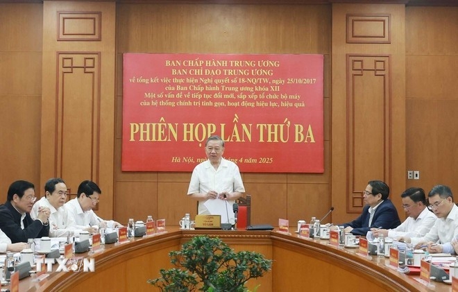 Tổng Bí thư: Đảm bảo hoạt động thông suốt trước, trong và sau sắp xếp