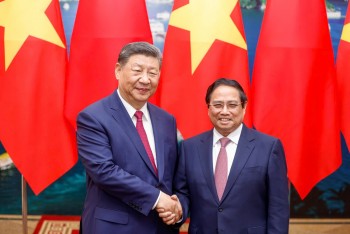 Thủ tướng hội kiến Tổng Bí thư, Chủ tịch nước Trung Quốc Tập Cận Bình