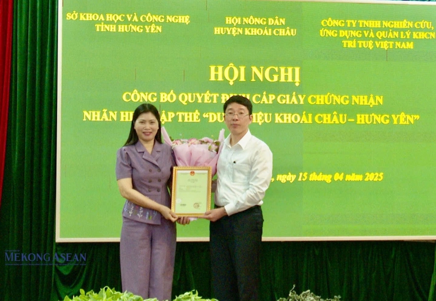 Công bố nhãn hiệu tập thể ‘Dược liệu Khoái Châu - Hưng Yên’