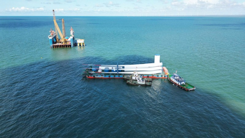 Tiếp tục triển khai lắp đặt dự án Nhà máy điện gió Bạc Liêu giai đoạn 3