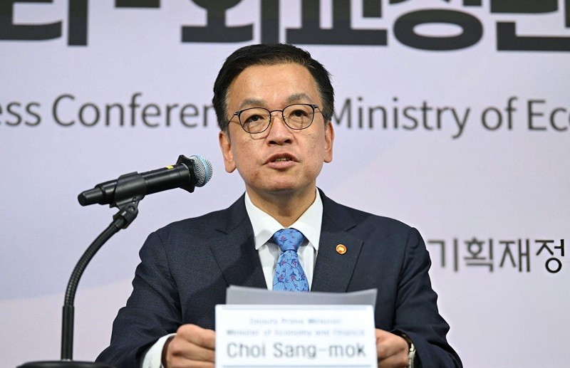Bộ trưởng Choi Sang-mok tại Seoul ngày 18/12/2024. Ảnh: Getty