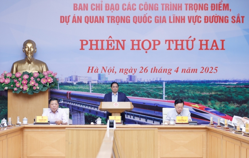 Thủ tướng chủ trì phiên họp thứ hai Ban Chỉ đạo các dự án đường sắt