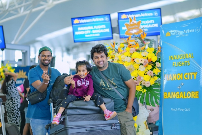 Vietnam Airlines khai trương đường bay thẳng Hà Nội - Bengaluru, Ấn Độ