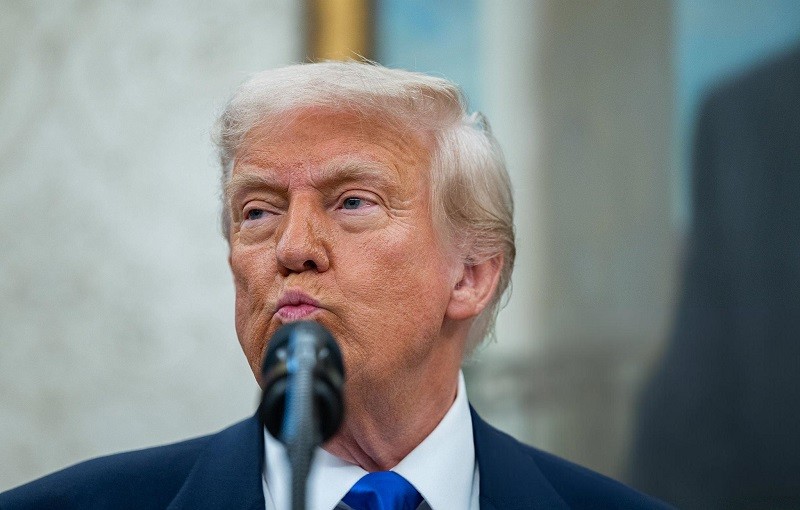 Tổng thống Donald Trump tại Nhà Trắng ngày 5/5. Ảnh: The Washington Post