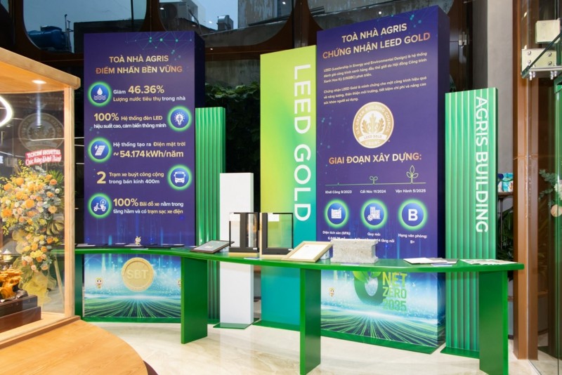 TTC AgriS chính thức đưa vào vận hành AgriS Building - Công trình xanh đạt chuẩn LEED Gold