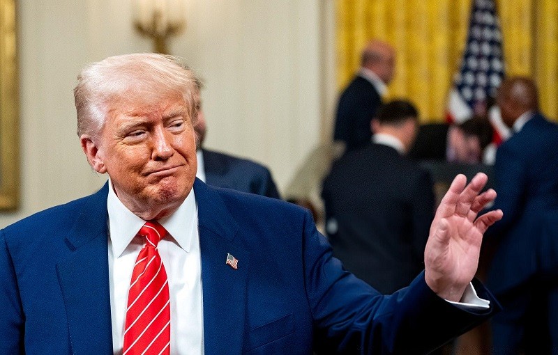 Tổng thống Donald Trump tại Nhà Trắng ngày 8/5. Ảnh: Getty