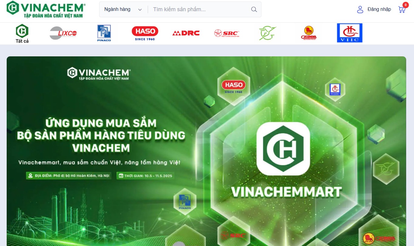 Lần đầu tiên Việt Nam có sàn 555win phien bạn Chính Thức điện tử cho ngành hóa chất