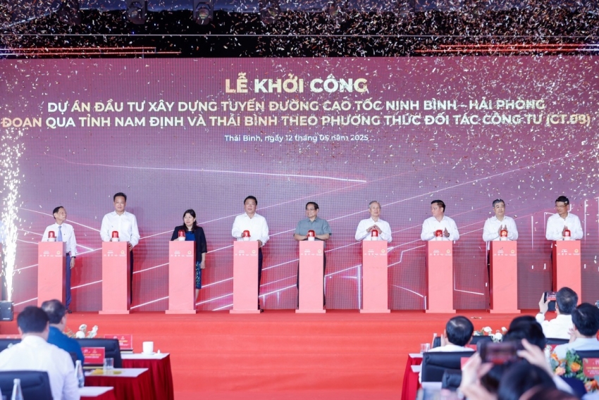 Khởi công tuyến cao tốc huyết mạch qua Thái Bình, Nam Định