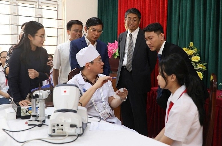 Nhật Bản viện trợ trang thiết bị cho Bệnh viện Mắt tỉnh Hà Nam