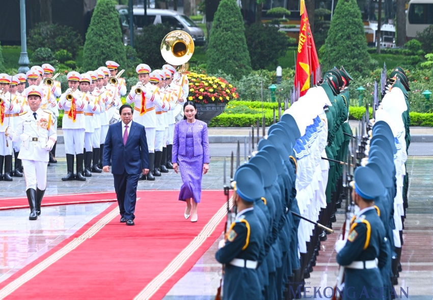 Thủ tướng Phạm Minh Chính chủ trì lễ đón Thủ tướng Thái Lan