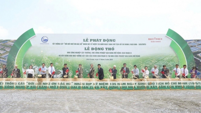 Bình Dương động thổ 2 khu công nghiệp sinh thái thế hệ mới