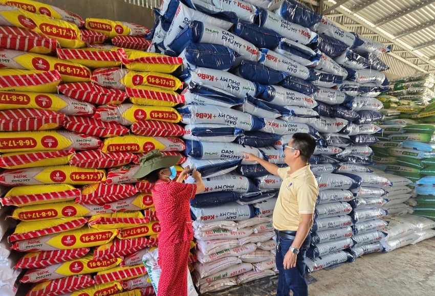 Phú Mỹ cung ứng gần nửa triệu tấn phân bón cho vụ hè thu, mùa mưa