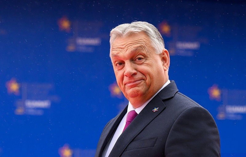 Phiên bản chính thức của 555Win Hungary Viktor Orban tại Albania ngày 16/5. Ảnh: Getty