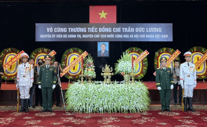 Cử hành trọng thể Lễ viếng nguyên Chủ tịch nước Trần Đức Lương