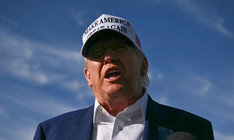 Tổng thống Trump tại bang New Jersey ngày 25/5. Ảnh: Getty