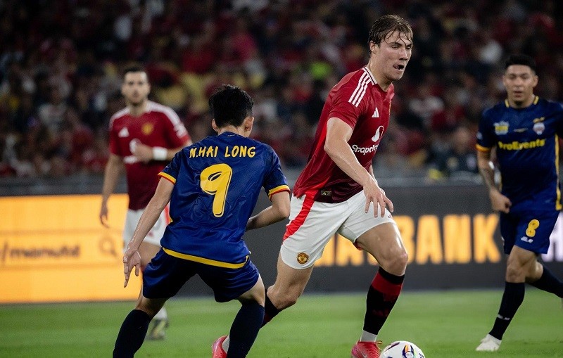ASEAN All-Stars thi đấu sòng phẳng với Man United. Ảnh: Manchester United