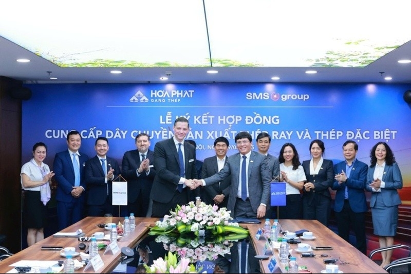 Hòa Phát lắp dây chuyền châu Âu, tính xuất xưởng thép ray cao tốc từ 2027