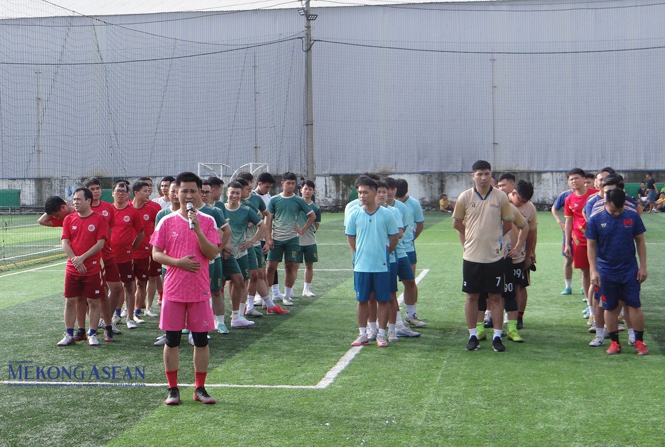 Đại diện vận động viên tham gia giải đọc lời tuyên thệ.
