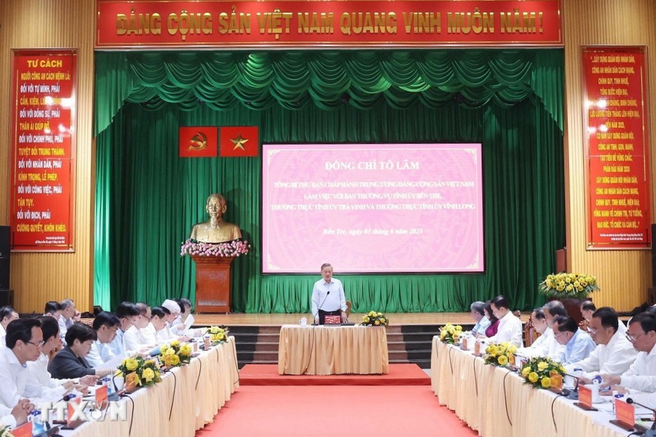 Tổng Bí thư: Hợp nhất Vĩnh Long, Bến Tre và Trà Vinh là 555Win 500 Đăng Ký Nhận Code chiến lược