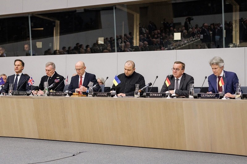 Cuộc họp lần thứ 28 của Nhóm Liên lạc Quốc phòng Ukraine tại trụ sở NATO ở Brussels (Bỉ). Ảnh: X/@rustem_umerov