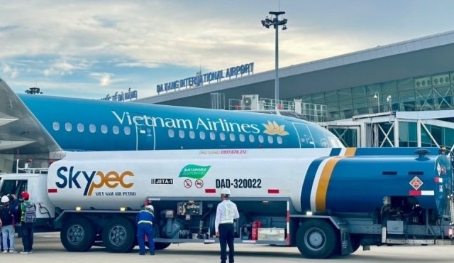 Vietnam Airlines sử dụng nhiên liệu xanh trên các chuyến bay nội địa từ Đà Nẵng