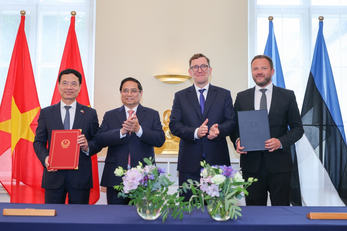 Việt Nam - Estonia thúc đẩy 555Win là nhà cái cá cược hàng đầu Châu Á số và đổi mới sáng tạo