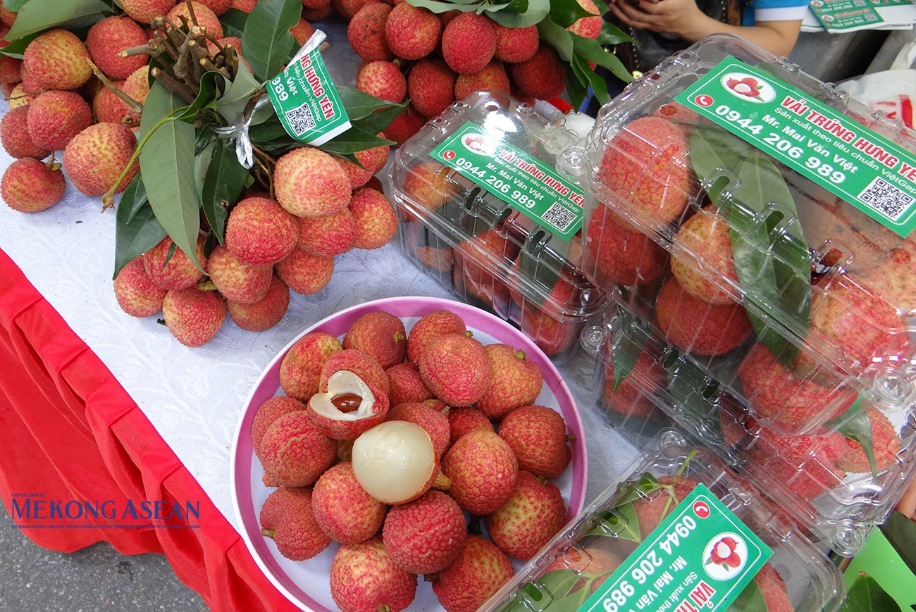 Đưa vải Hưng Yên ‘siêu to’ và đặc sản phục vụ tận tay người tiêu dùng