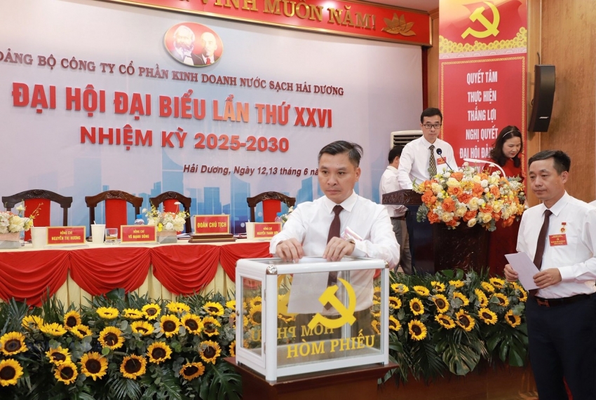 Công ty nước sạch Hải Dương đặt mục tiêu doanh thu tăng 4% mỗi năm