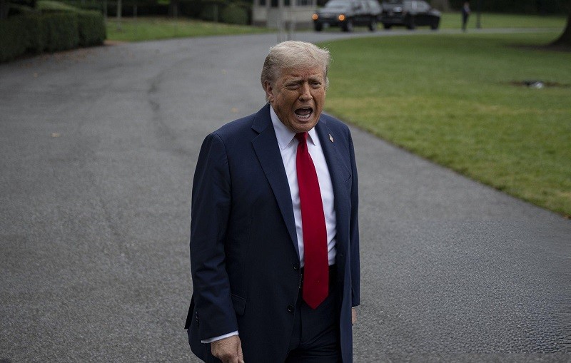 Tổng thống Donald Trump tại Nhà Trắng ngày 15/6. Ảnh: Getty