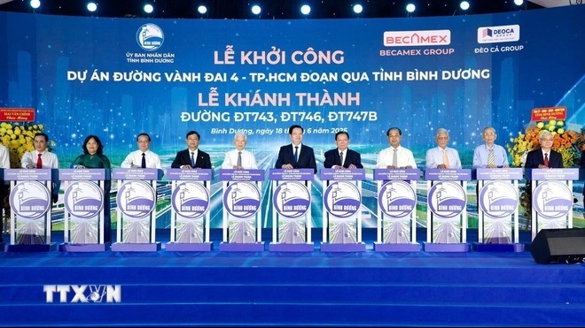 Khởi công đường Vành đai 4 TP HCM đoạn qua tỉnh Bình Dương