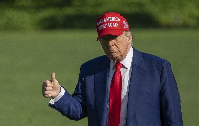 Tổng thống Donald Trump tại Nhà Trắng ngày 21/6. Ảnh: Getty