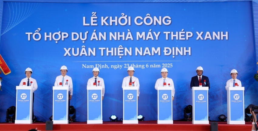 Khởi công dự án thép xanh 98.000 tỷ đồng tại Nam Định