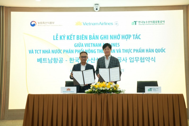 Vietnam Airlines sẽ đưa món ăn Hàn Quốc vào thực đơn trên một số chuyến bay