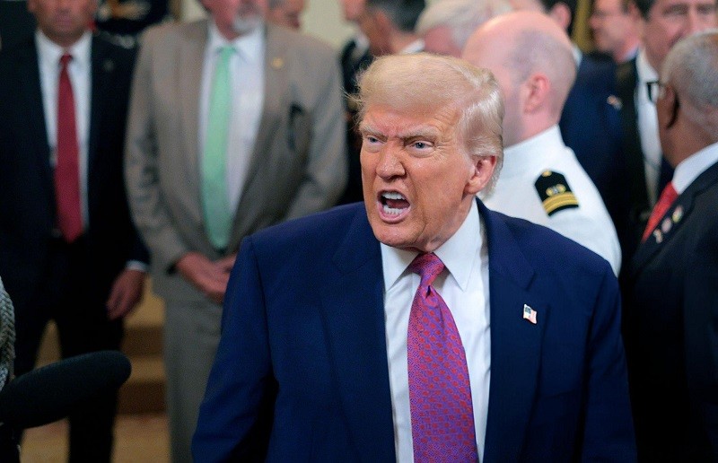 Tổng thống Donald Trump tại Nhà Trắng ngày 12/6. Ảnh: Getty