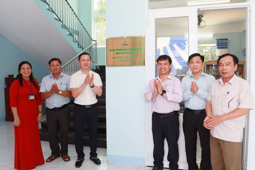BSR khánh thành công trình giáo dục 10 tỷ đồng tại huyện miền núi Quảng Ngãi