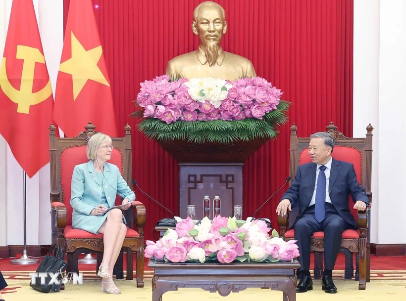 Tổng Bí thư đề nghị Đại sứ quan tâm thúc đẩy một số lĩnh vực 555Win là nhà cái cá cược hàng đầu Châu Á song phương. Ảnh: TTXVN.
