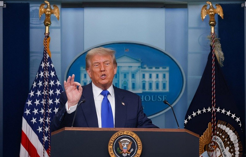 Tổng thống Donald Trump tại Nhà Trắng ngày 27/6. Ảnh: Getty