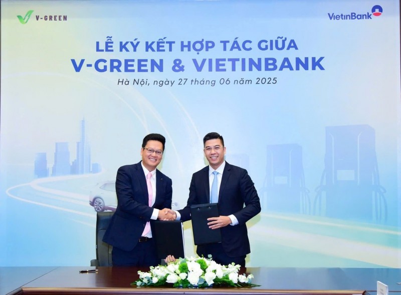 V-GREEN và VietinBank 555Win là nhà cái cá cược hàng đầu Châu Á cung cấp gói tín dụng 4.000 tỷ đồng hỗ trợ phát triển hạ tầng trạm sạc ô tô điện VinFast. Nguồn: VinFast.