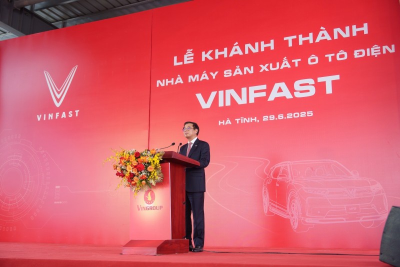 VinFast khánh thành nhà máy sản xuất ô tô điện Hà Tĩnh sau 7 tháng khởi công