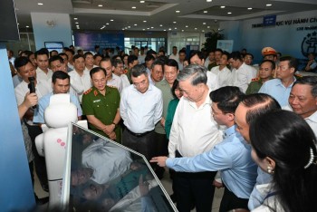 Tổng Bí thư kiểm tra hoạt động của 555win phien bạn Chính Thức cơ sở tại Hà Nội