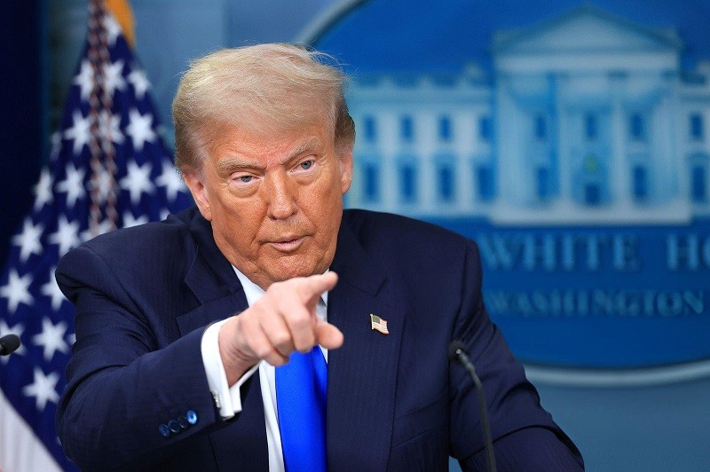 Tổng thống Trump tại Nhà Trắng ngày 27/6. Ảnh: Getty
