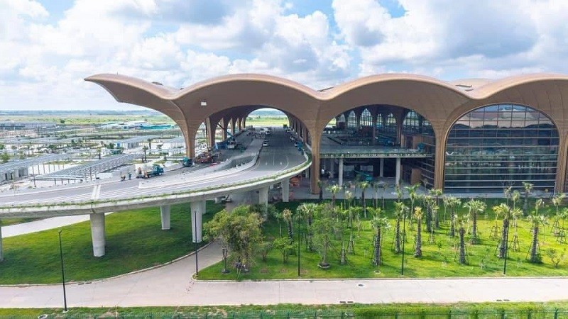 Sân bay quốc tế Techo sẽ thay thế hoàn toàn sân bay quốc tế Phnom Penh. Ảnh: Khmer Times