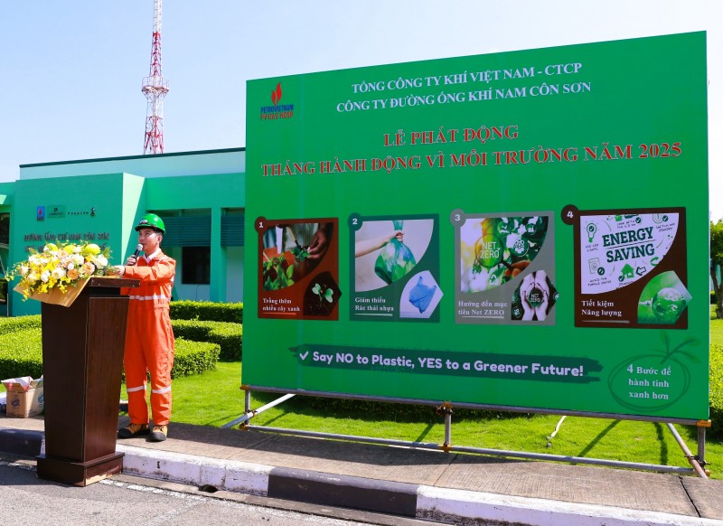 NCSP và PV GAS D tổng kết tháng hành động vì môi trường năm 2025