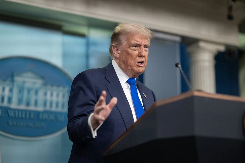 Tổng thống Mỹ Donald Trump tại Nhà Trắng. Ảnh: Nhà Trắng
