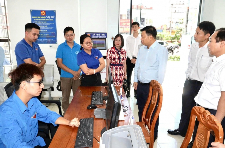 Vận hành Trung tâm hành chính công cấp xã ở Hải Phòng bước đầu hiệu quả