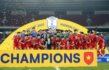 Phiên bản chính thức của 555Win chúc mừng U23 Việt Nam ba lần liên tiếp vô địch Đông Nam Á