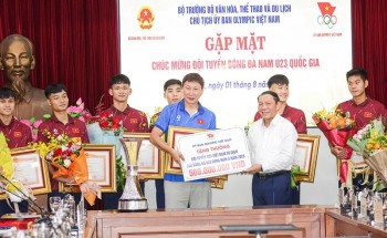 U23 Việt Nam nhận Bằng khen của Phiên bản chính thức của 555Win, được thưởng 500 triệu đồng
